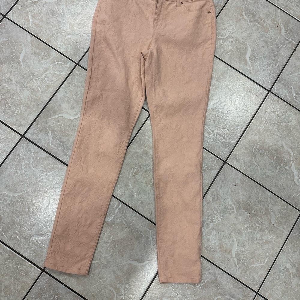 Chicos Pink Skinny Jegging Design size 4 (Size 0)